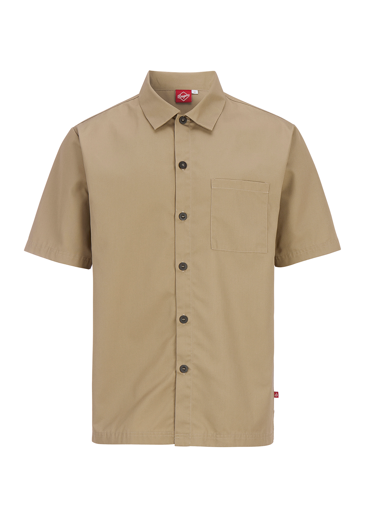Camicia a Maniche Corte con Vestibilità Rilassata Unisex