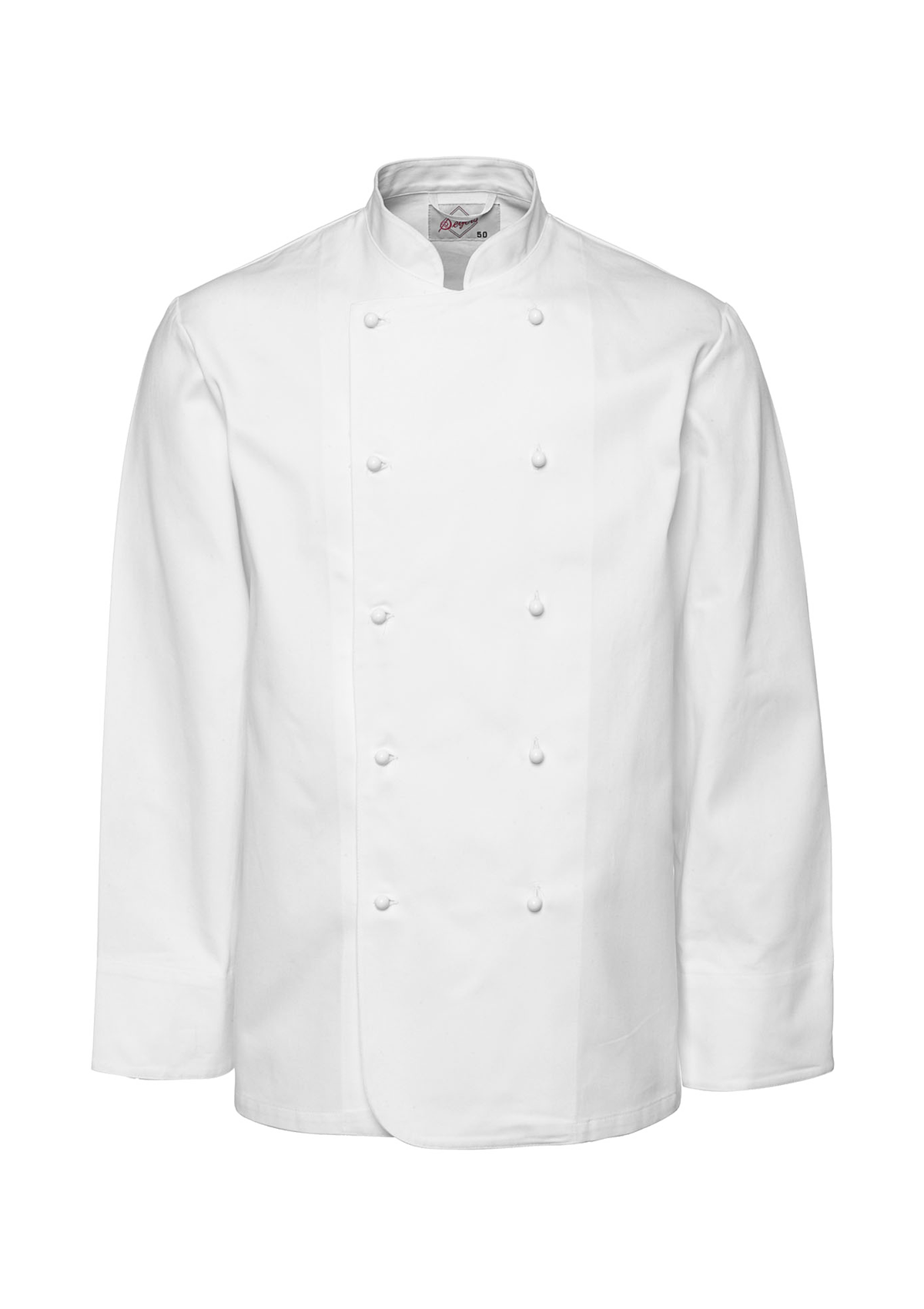 Giacca da Chef Uomo Doppiopetto Maniche Lunghe 100% Cotone