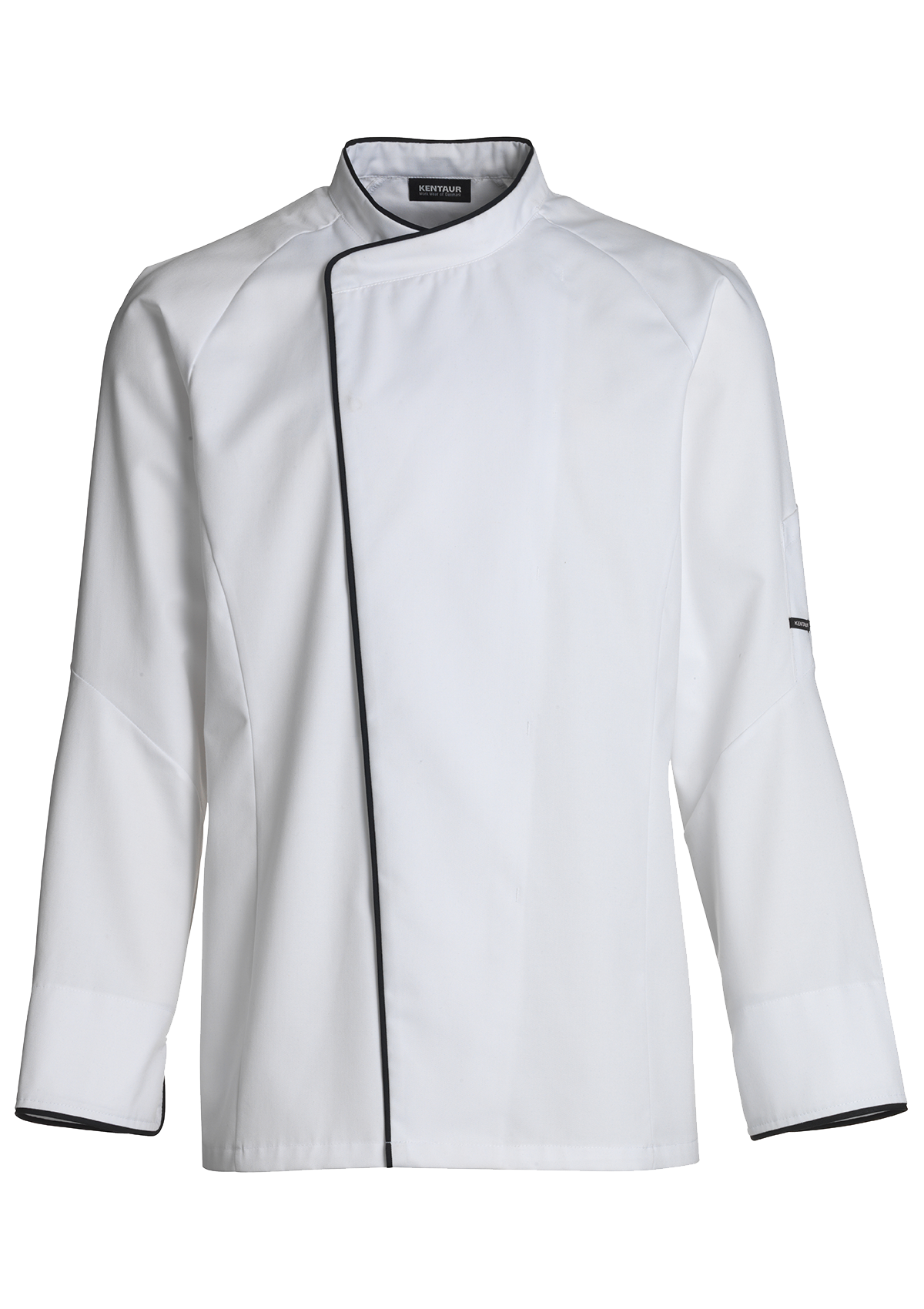 Unisex Koch- & Servicejacke mit Paspelierung – Langarm
