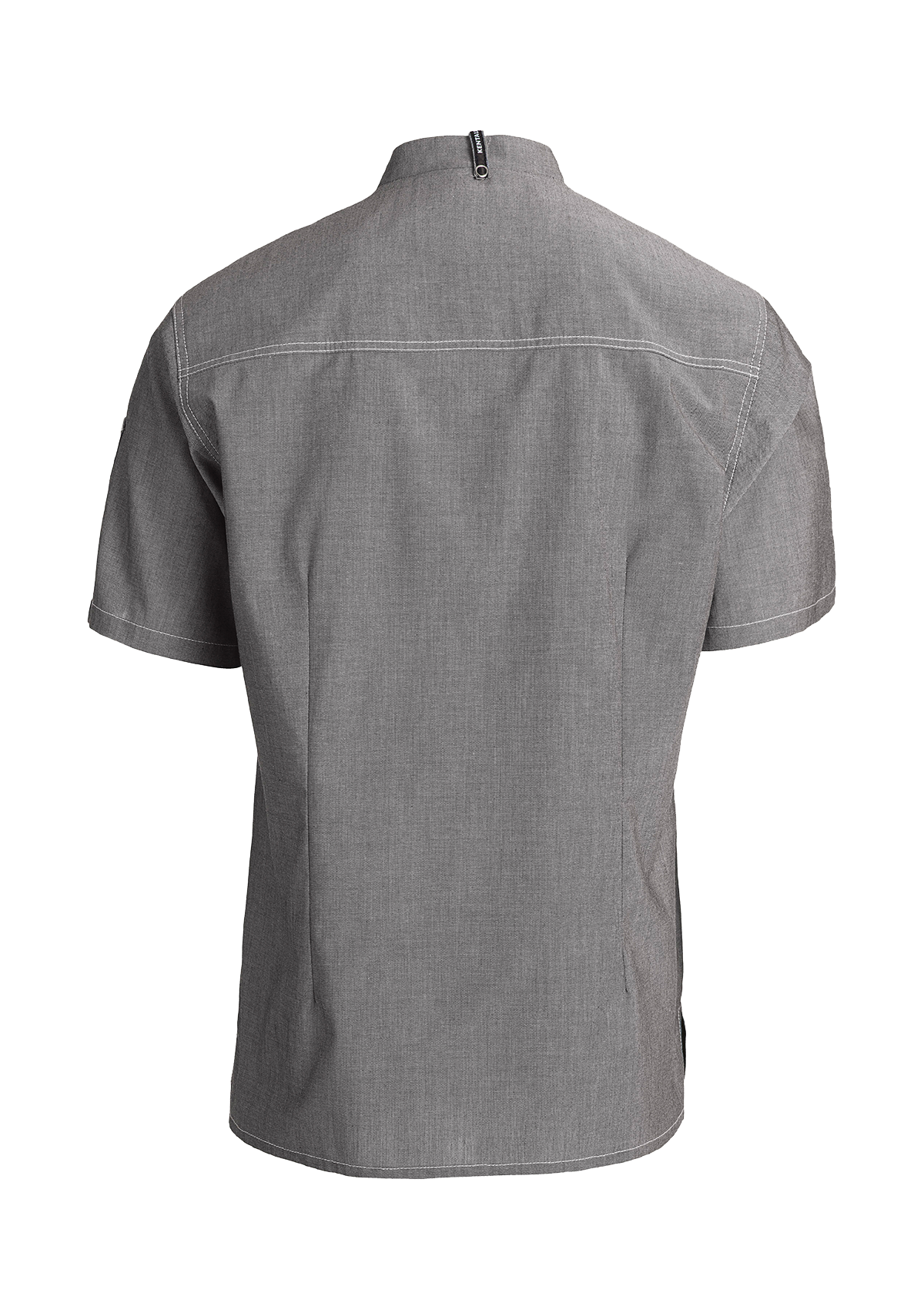 Unisex Koch- & Servicehemd mit Kontrastgarn – Kurzarm