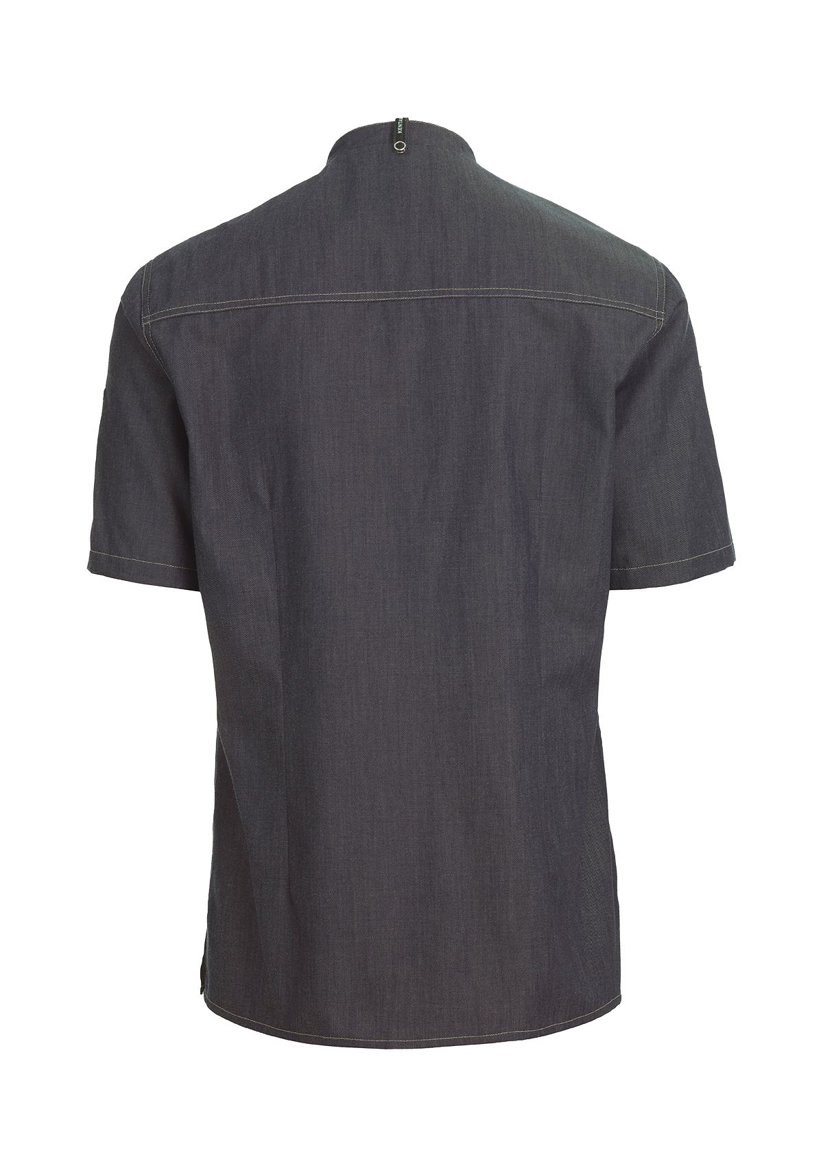 Unisex Koch- & Servicehemd mit Kontrastgarn – Kurzarm