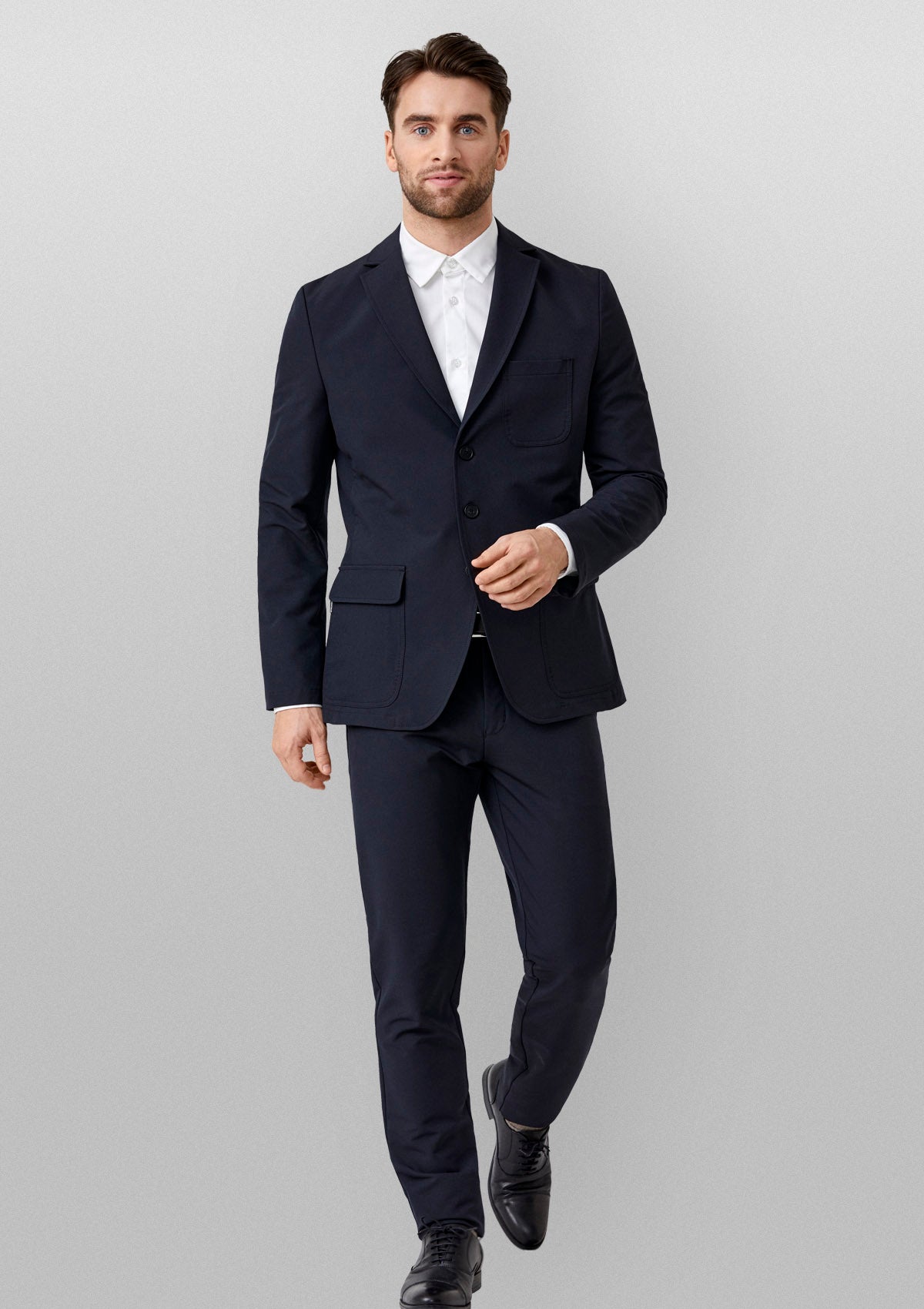Pantaloni da Abito Uomo 4-Way Stretch Lunghezza Normale