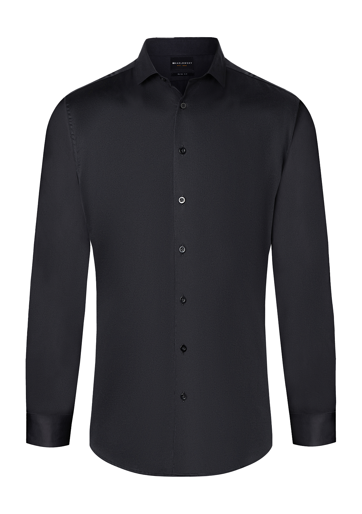 Camicia Uomo Active-Stretch Maniche Lunghe Slim Fit