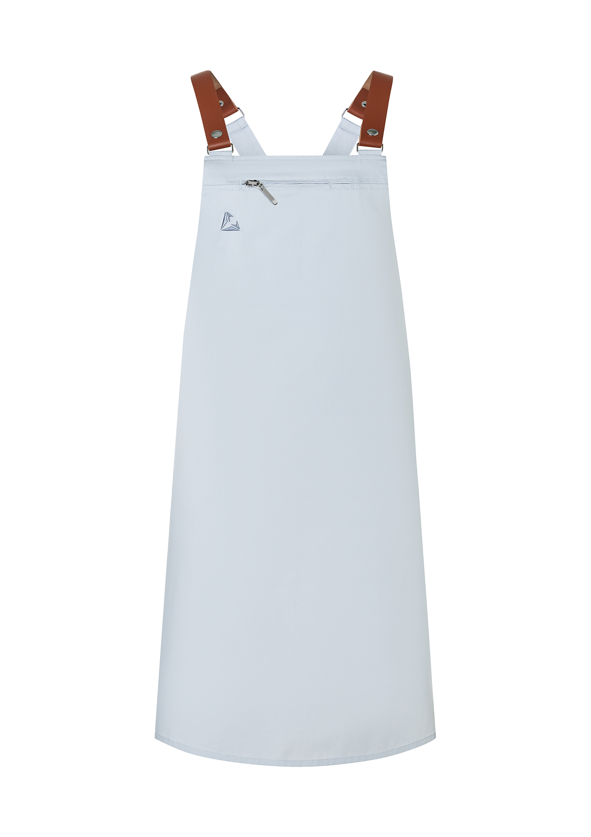 Latzschürze mit Echtleder-Trägern Unisex