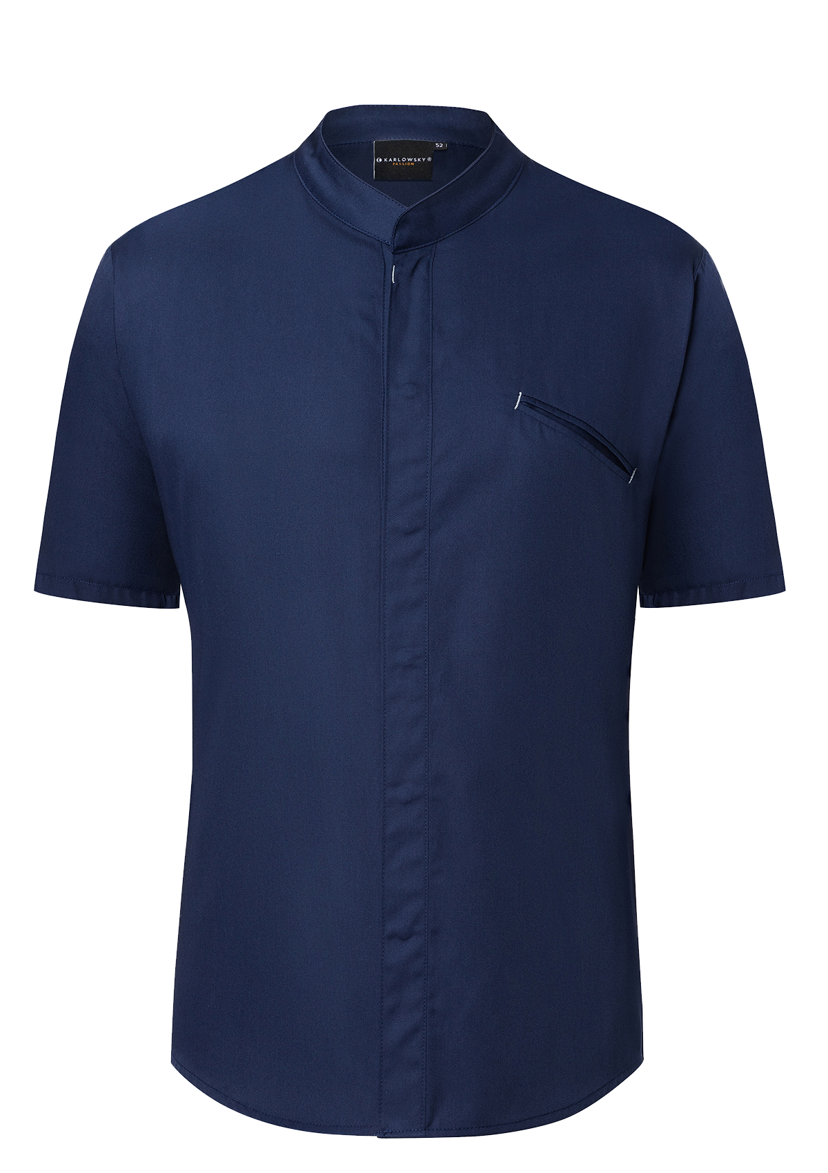 Herren Kochhemd Kurzarm Modern-Touch