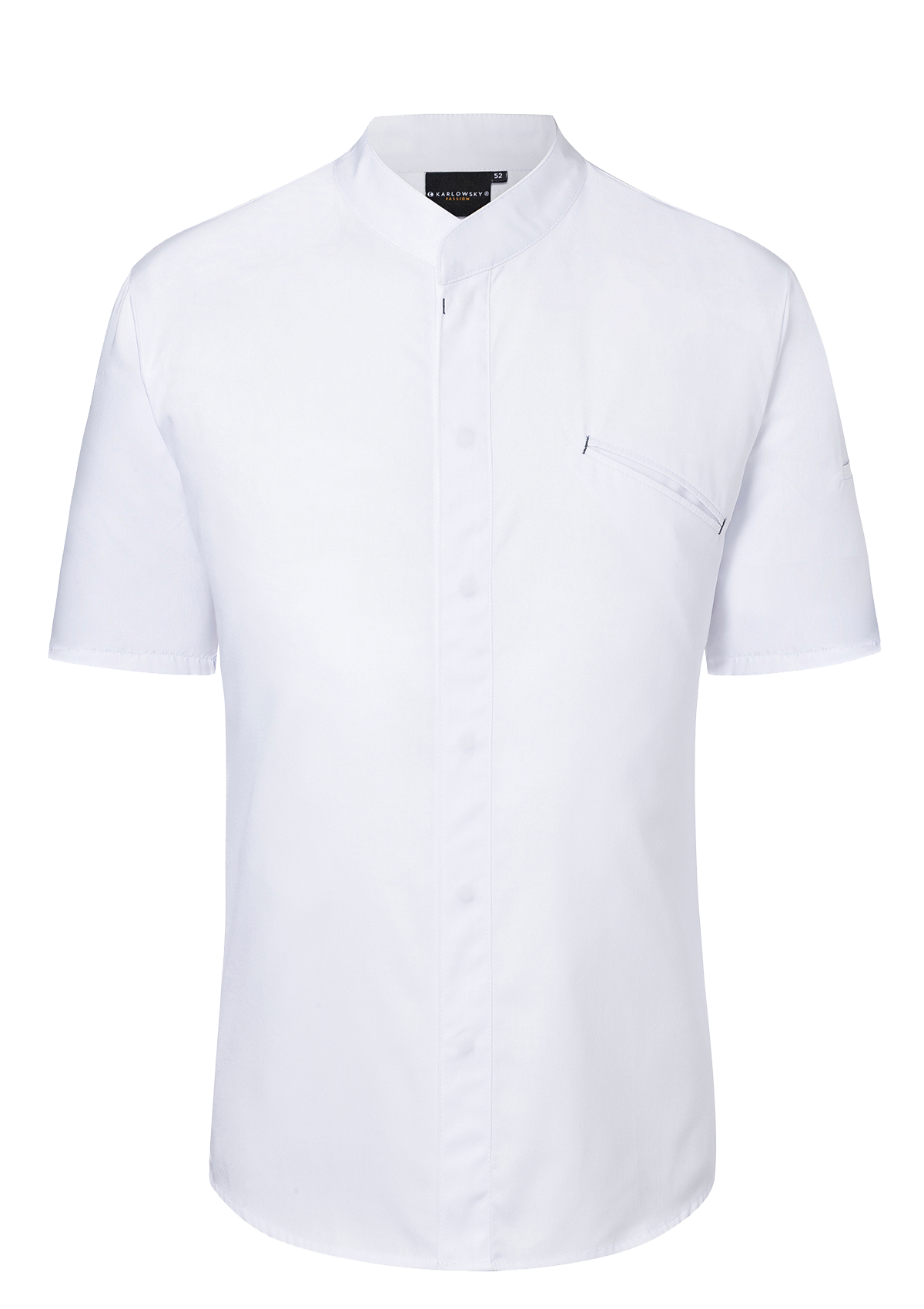 Herren Kochhemd Kurzarm Modern-Touch