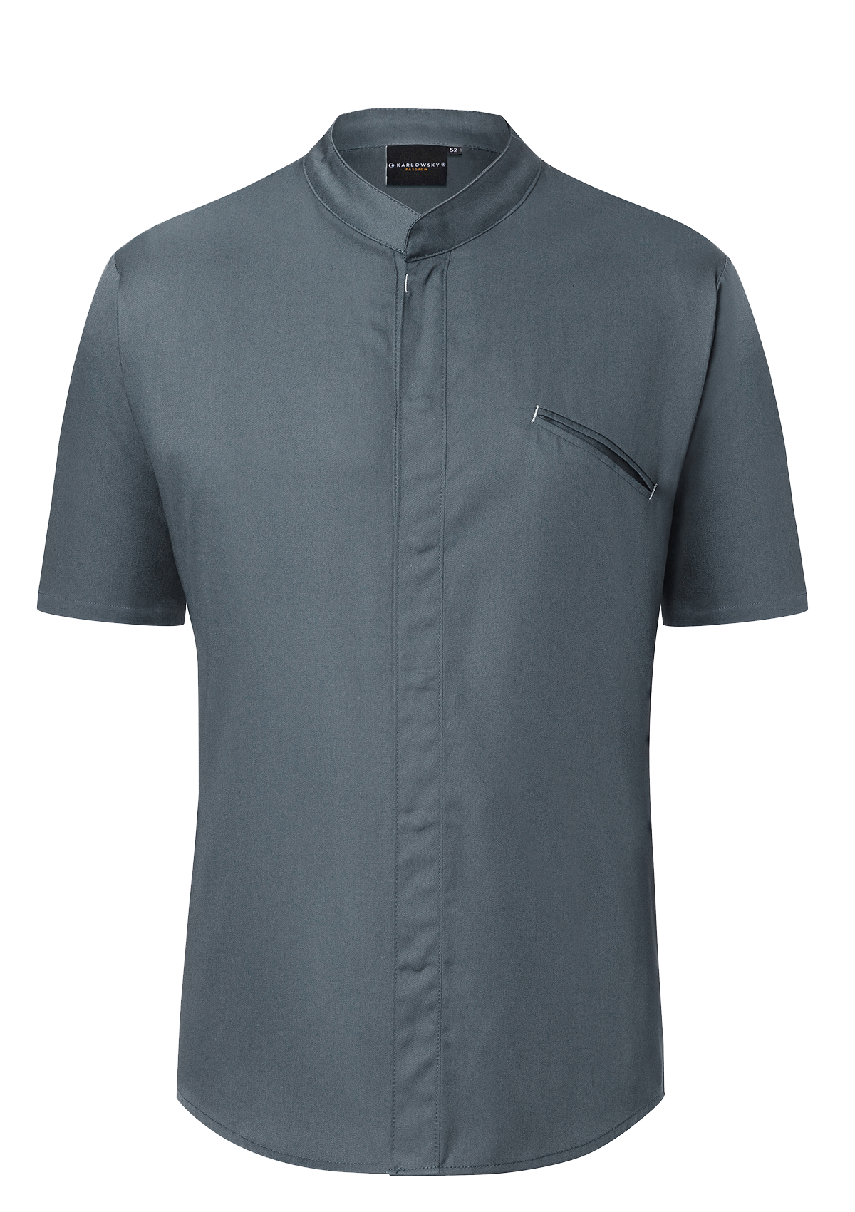 Herren Kochhemd Kurzarm Modern-Touch