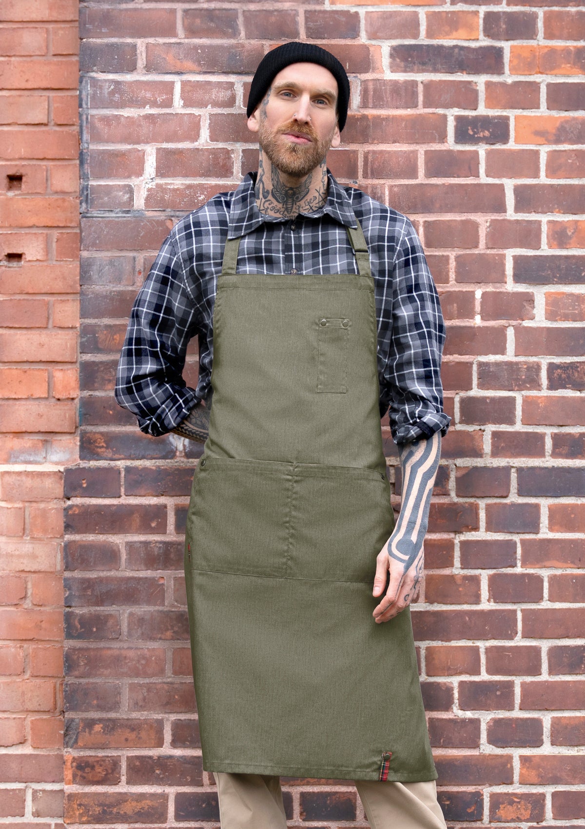 Tablier à Bavette Denim ROCK CHEF® Stage2 Unisexe
