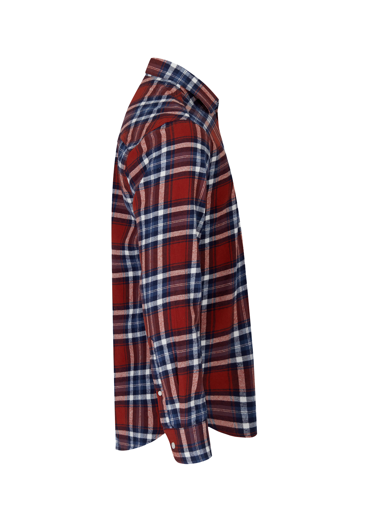Unisex Flanellhemd Langarm