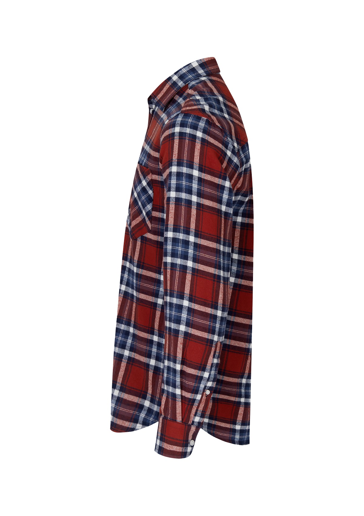 Unisex Flanellhemd Langarm