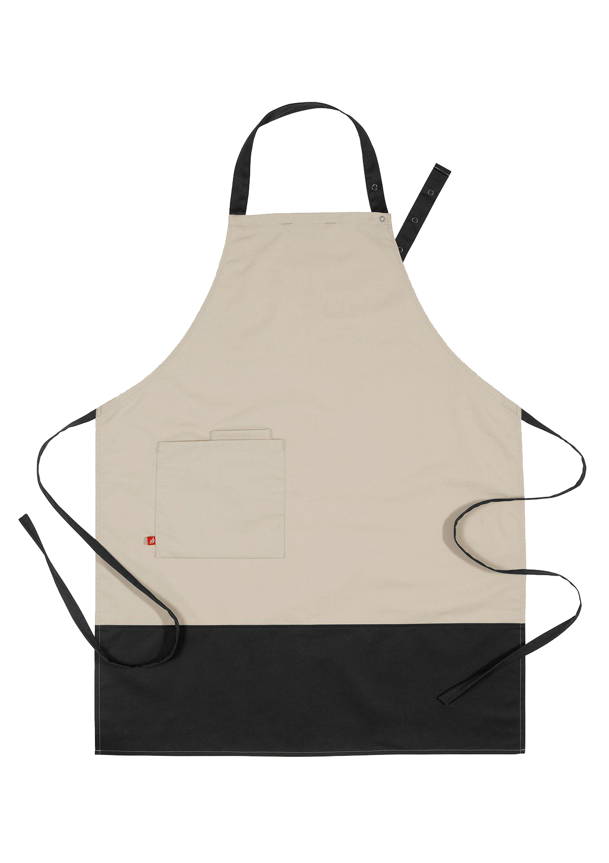 Unisex Latzschürze Blockprint