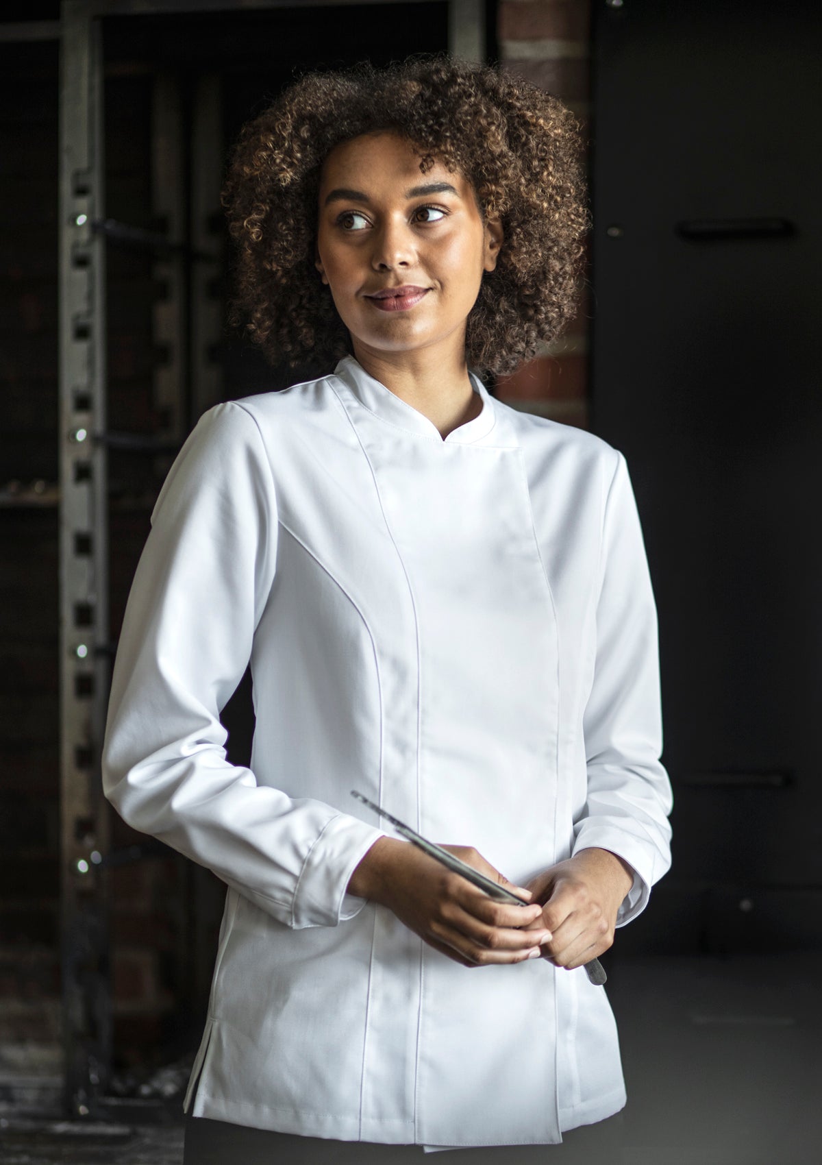 Veste de Chef Femme Stretch Pour Plus de Mobilité