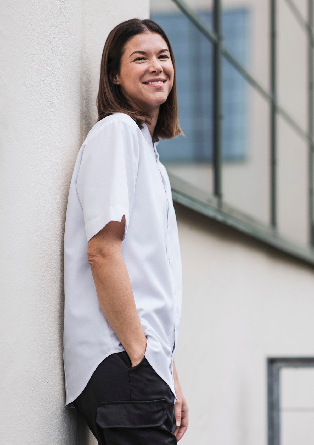 Hybrides Kochhemd Unisex Kurzarm