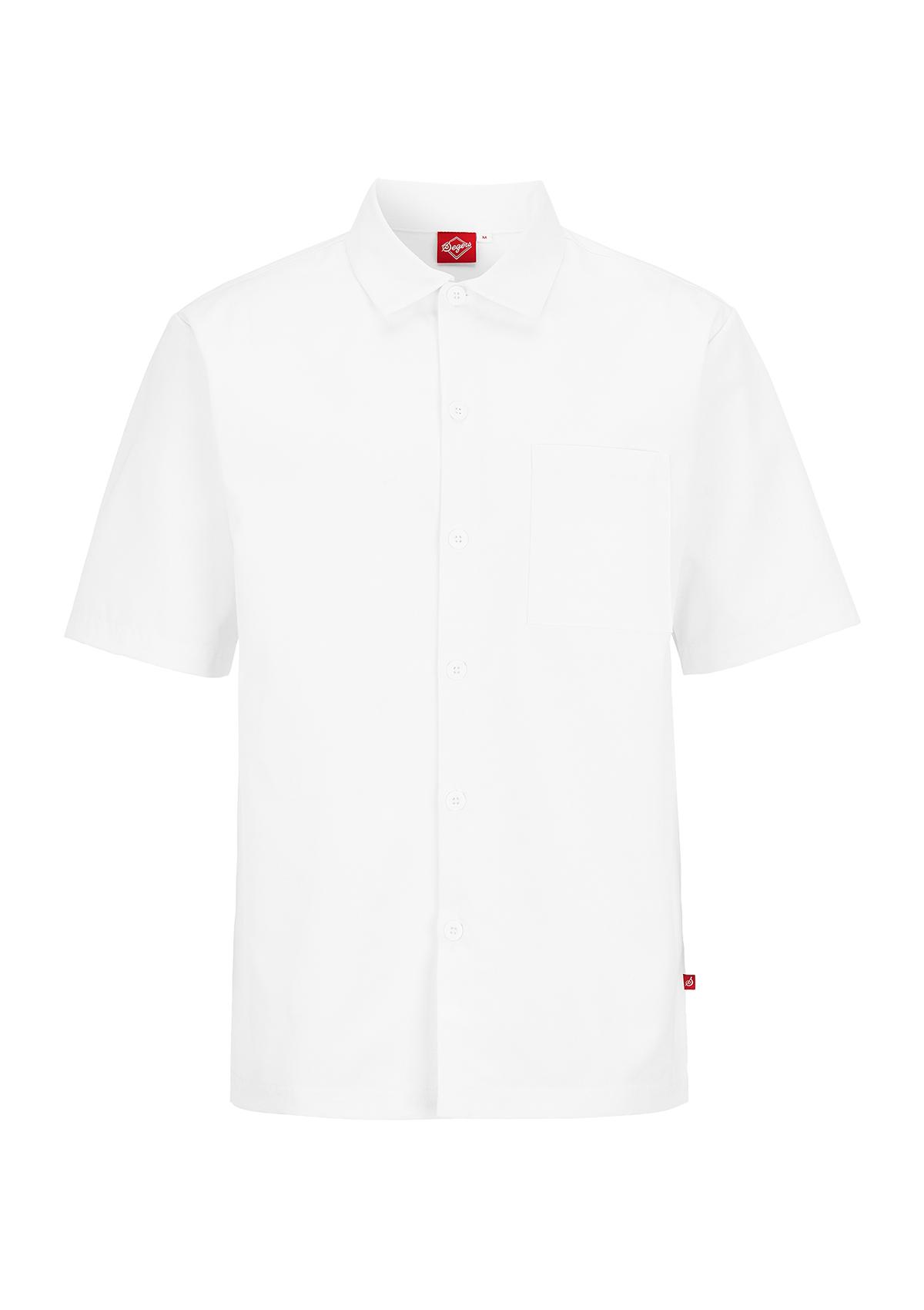 Camicia a Maniche Corte con Vestibilità Rilassata Unisex