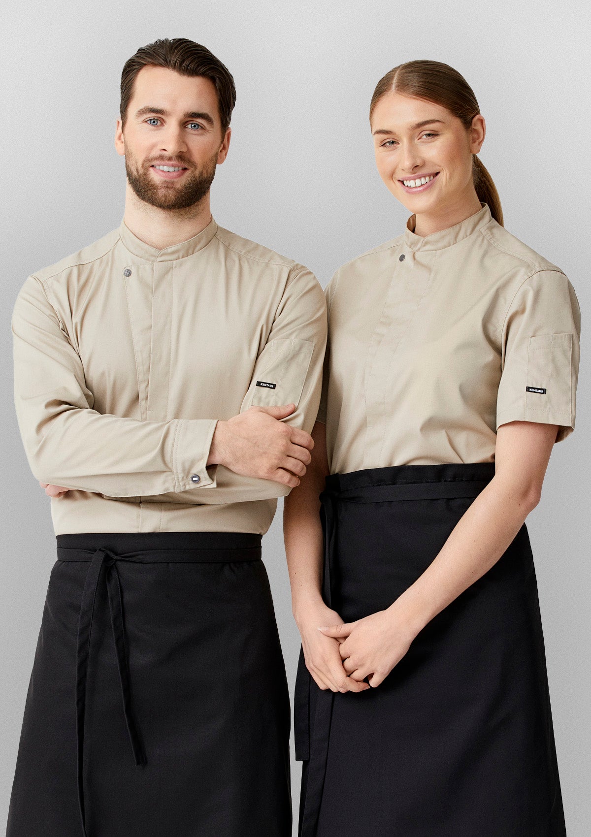 Unisex Koch- & Servicejacke Modern Fit – Kurzarm