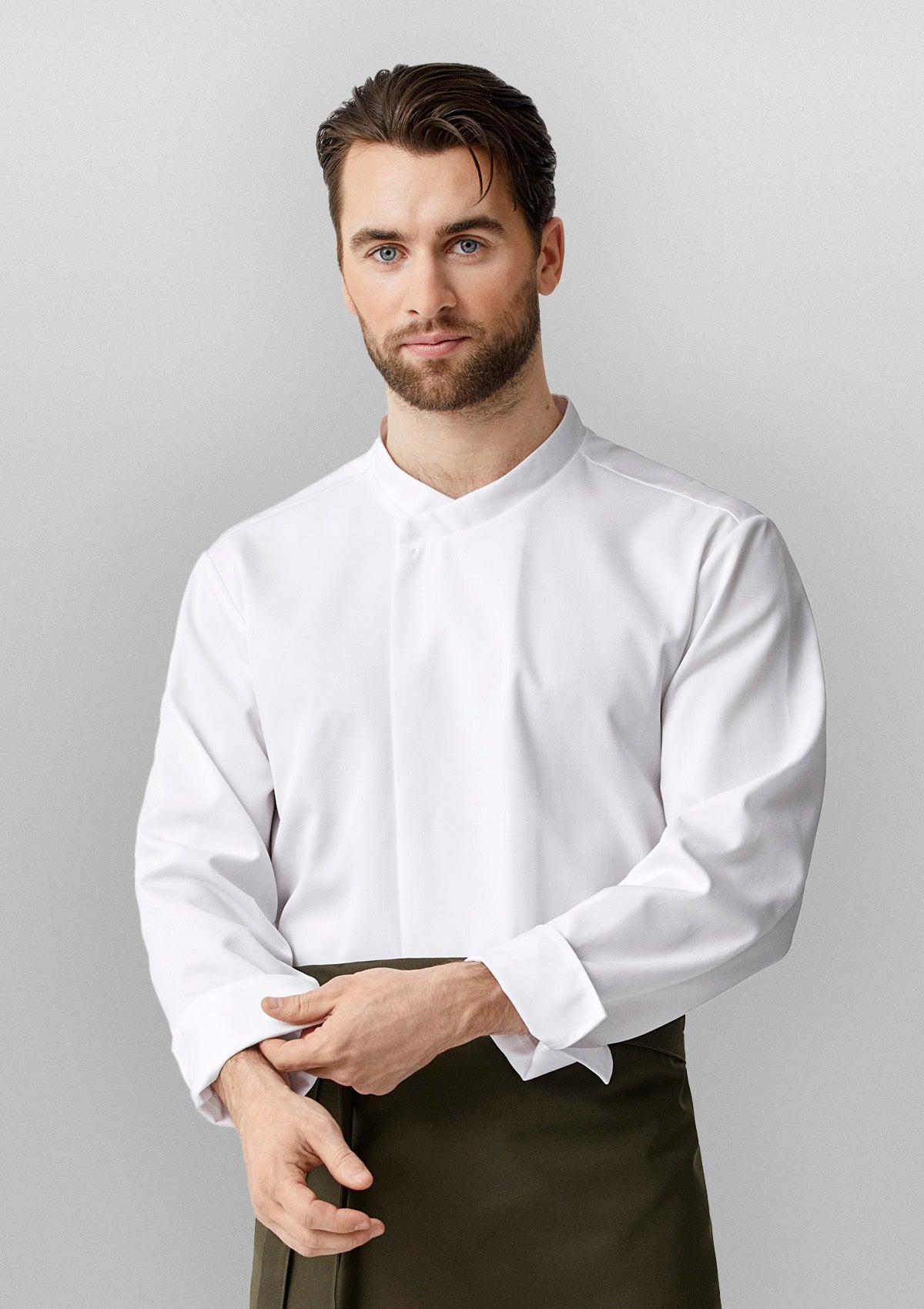 Kochjacke mit TENCEL™ Lyocell – Langarm