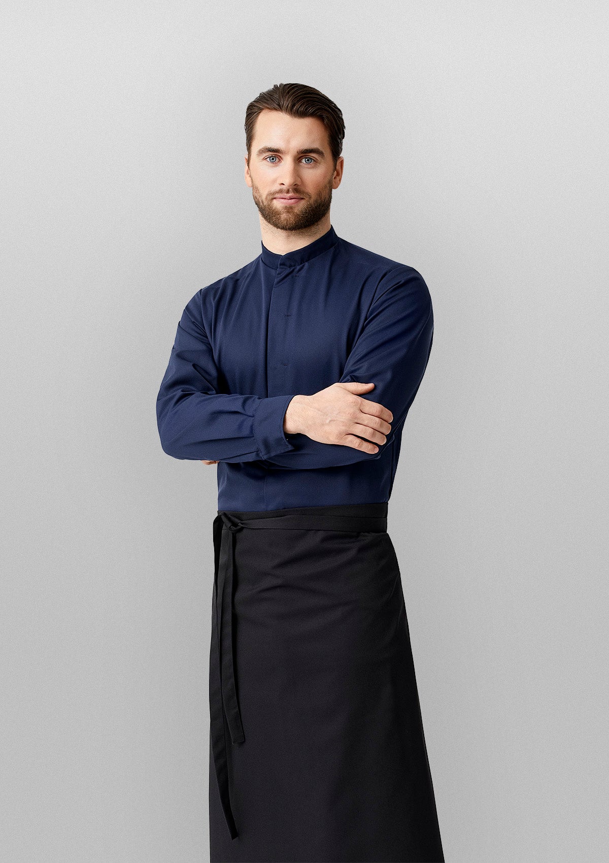 Kochhemd mit TENCEL™ Lyocell Langarm Unisex