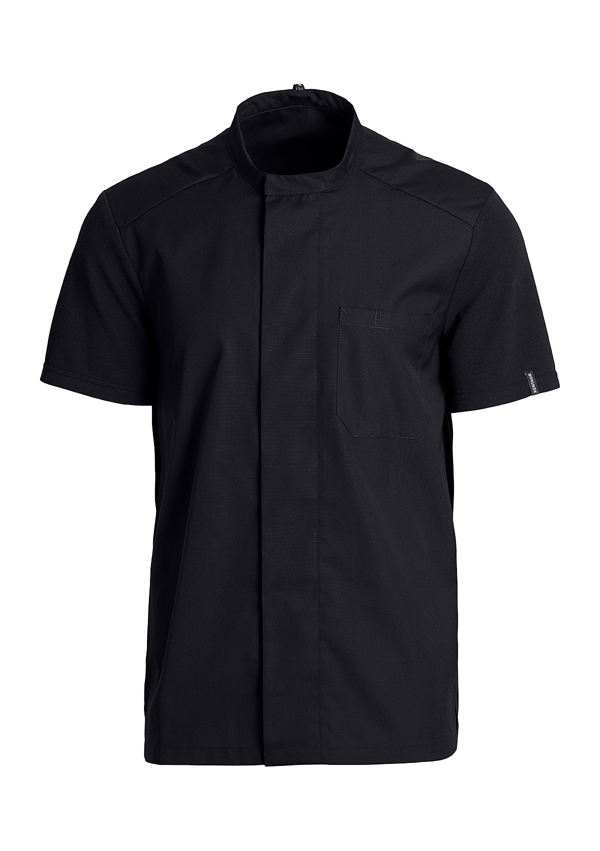 Unisex Koch- & Servicehemd aus Stretch Polo-Piqué – Kurzarm