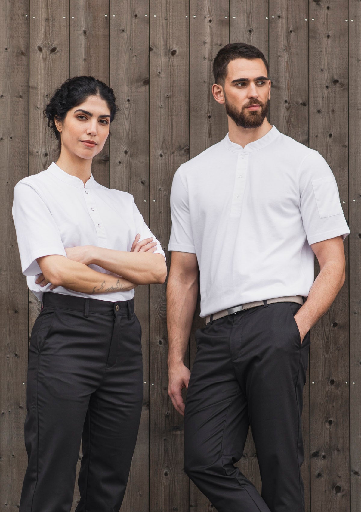 Unisex Kochpolo Kurzarm