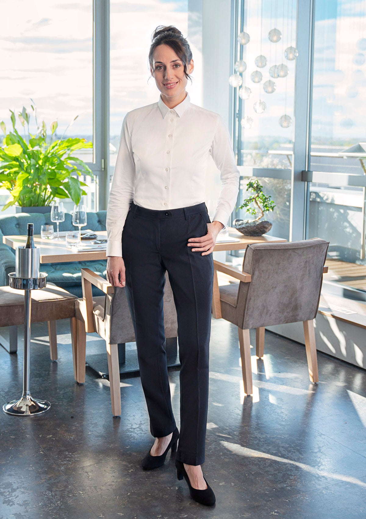 Damen Hose Basic