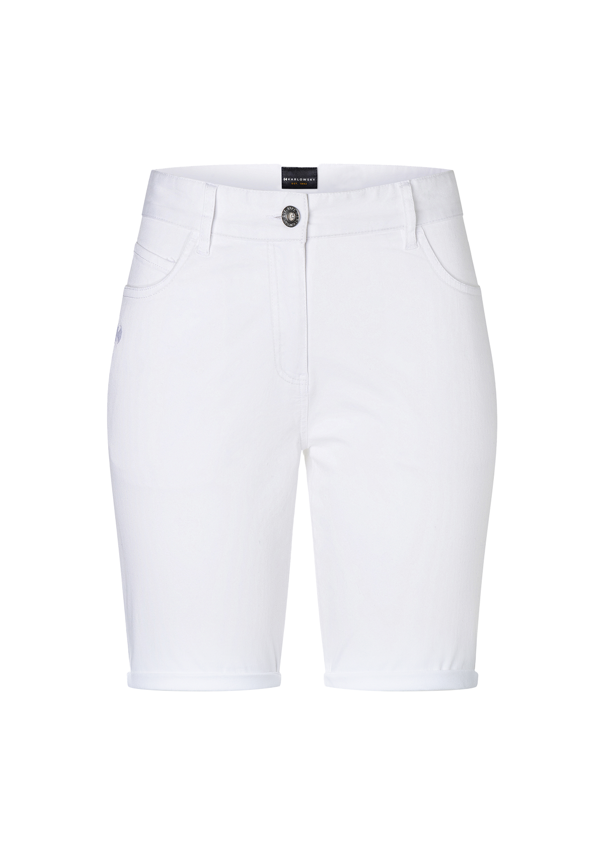 Damen 5-Pocket Shorts Classic-Stretch