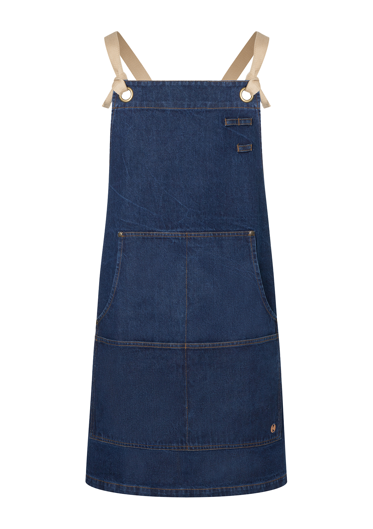 Unisex Latzschürze Denim Urban-Style