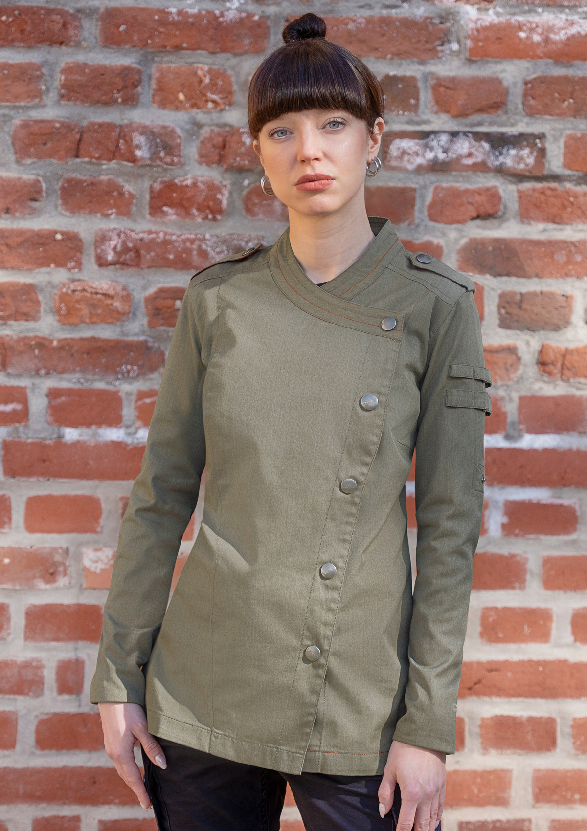 Damen Kochjacke Denim-Style ROCK CHEF® Stage2 Langarm