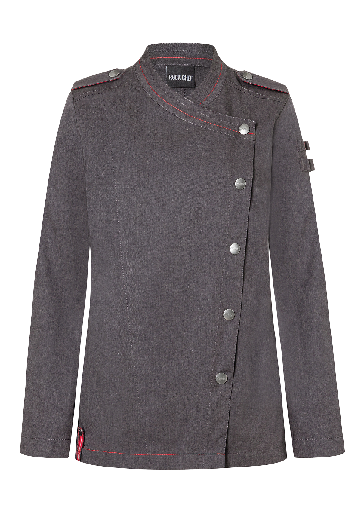 Giacca da Chef Donna ROCK CHEF® Stage2 Stile Denim Maniche Lunghe