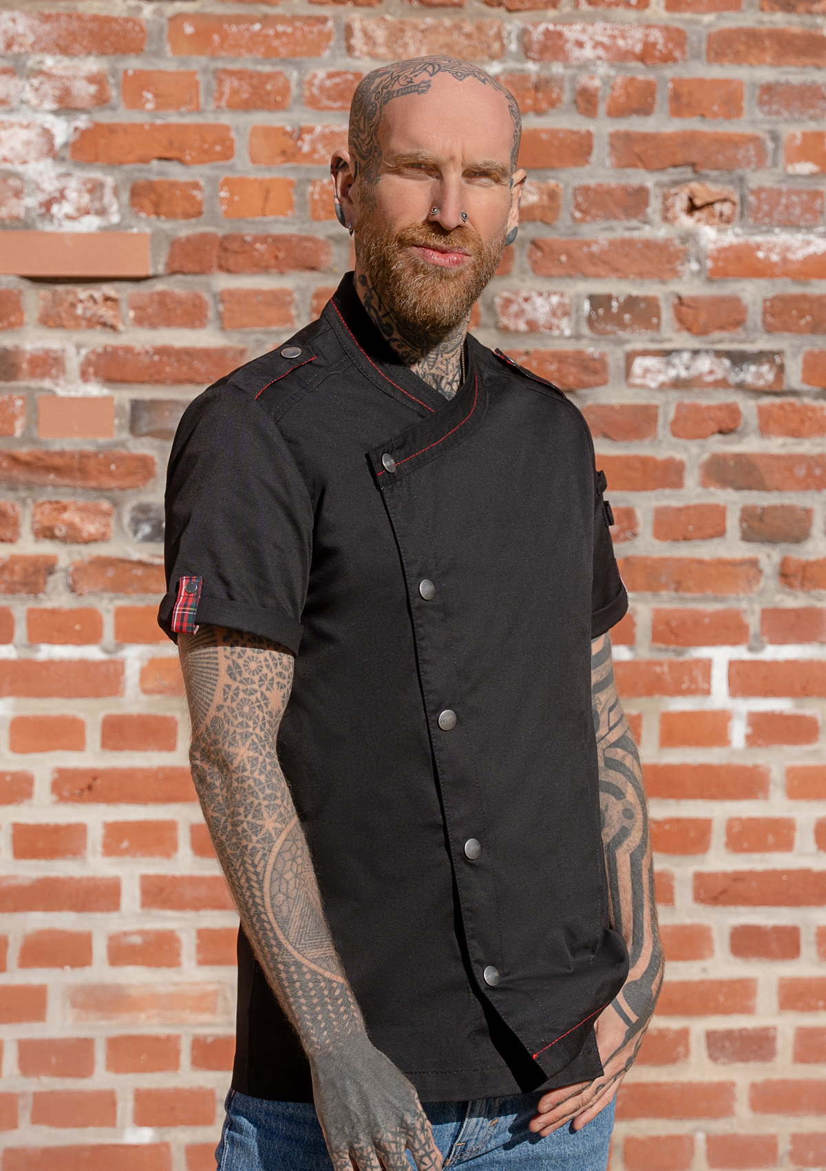 Herren Kochjacke ROCK CHEF® Stage2 Kurzarm